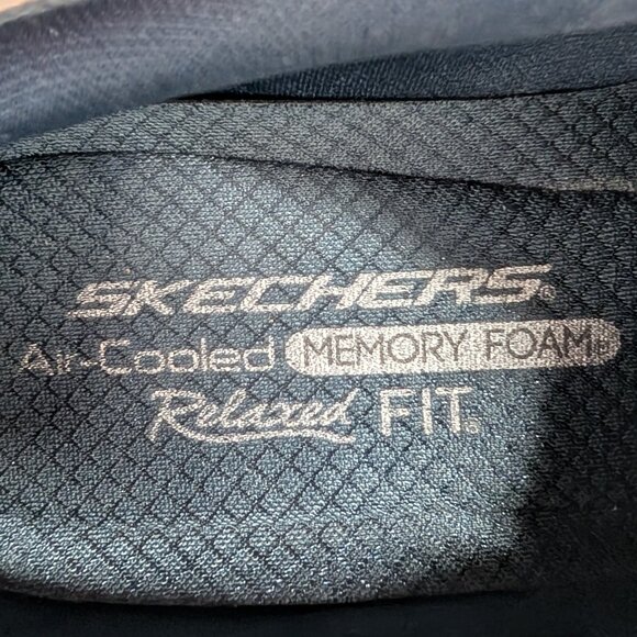 Skechers® Relaxed Fit Breathe Easy Infi-Knity Slip On Sneakers in Navy - Picture 5 of 16